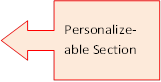 Personalize-able Section